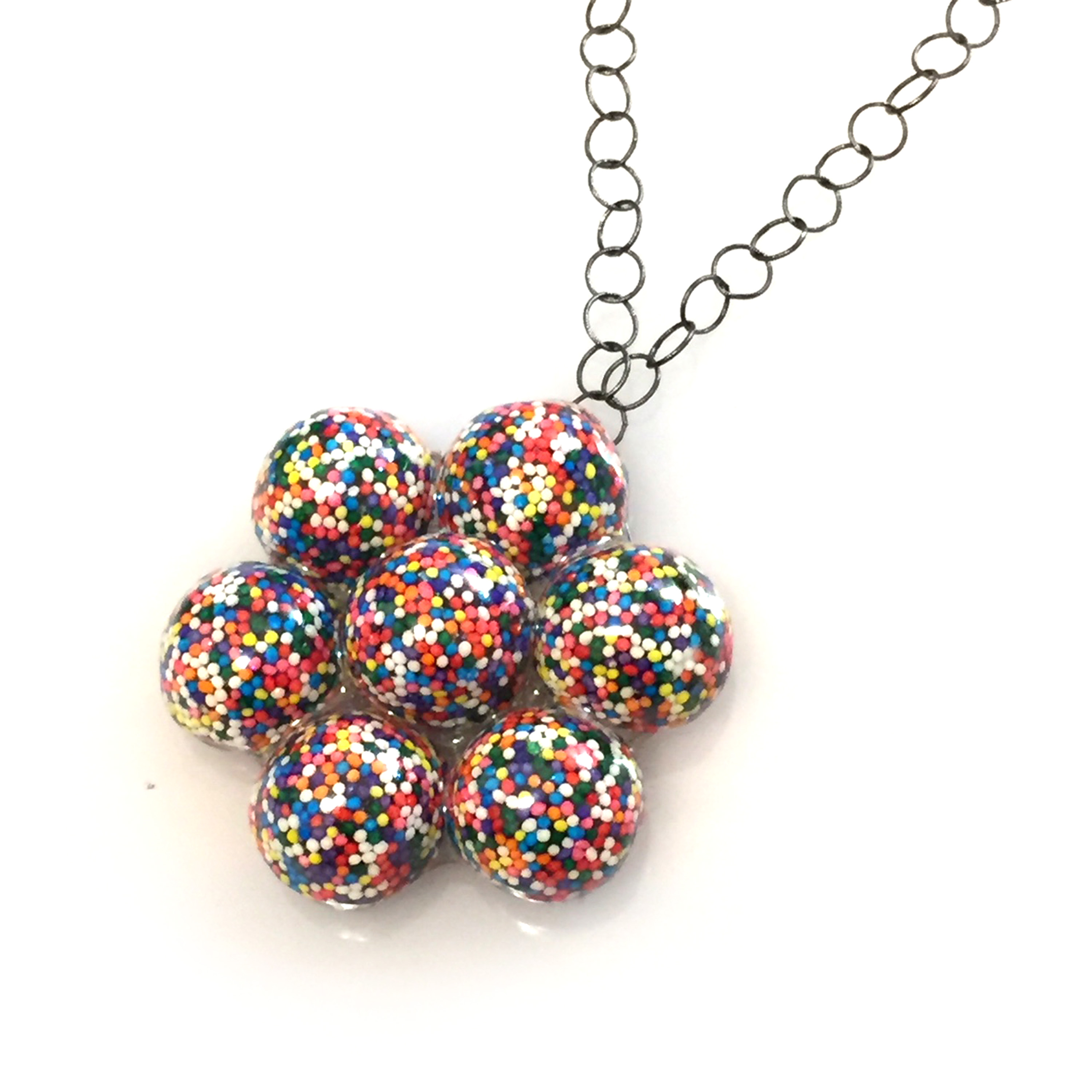 Debbie Tuch Glitterlimes Gummy Bear Necklace